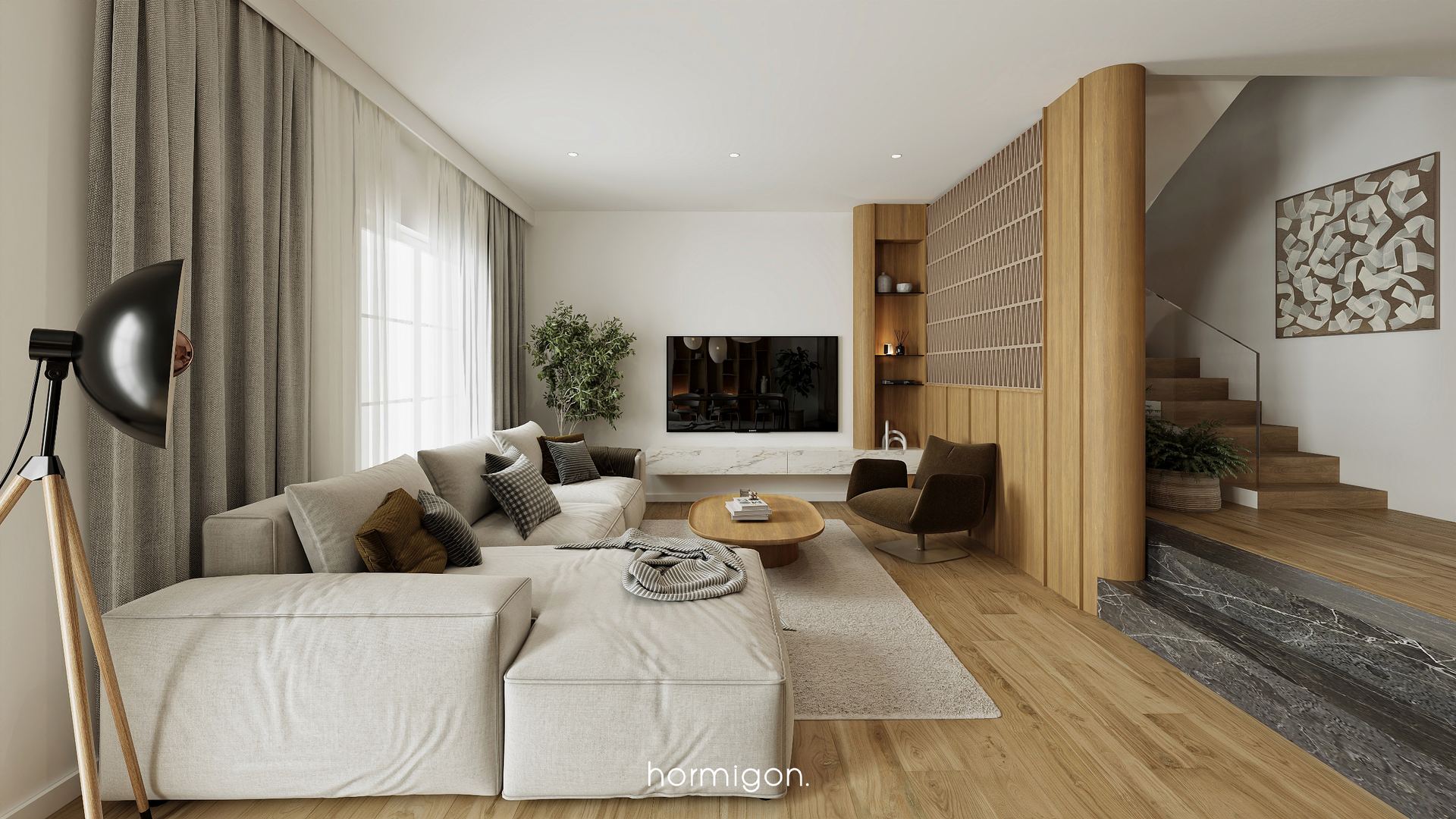minimalist japandi interior