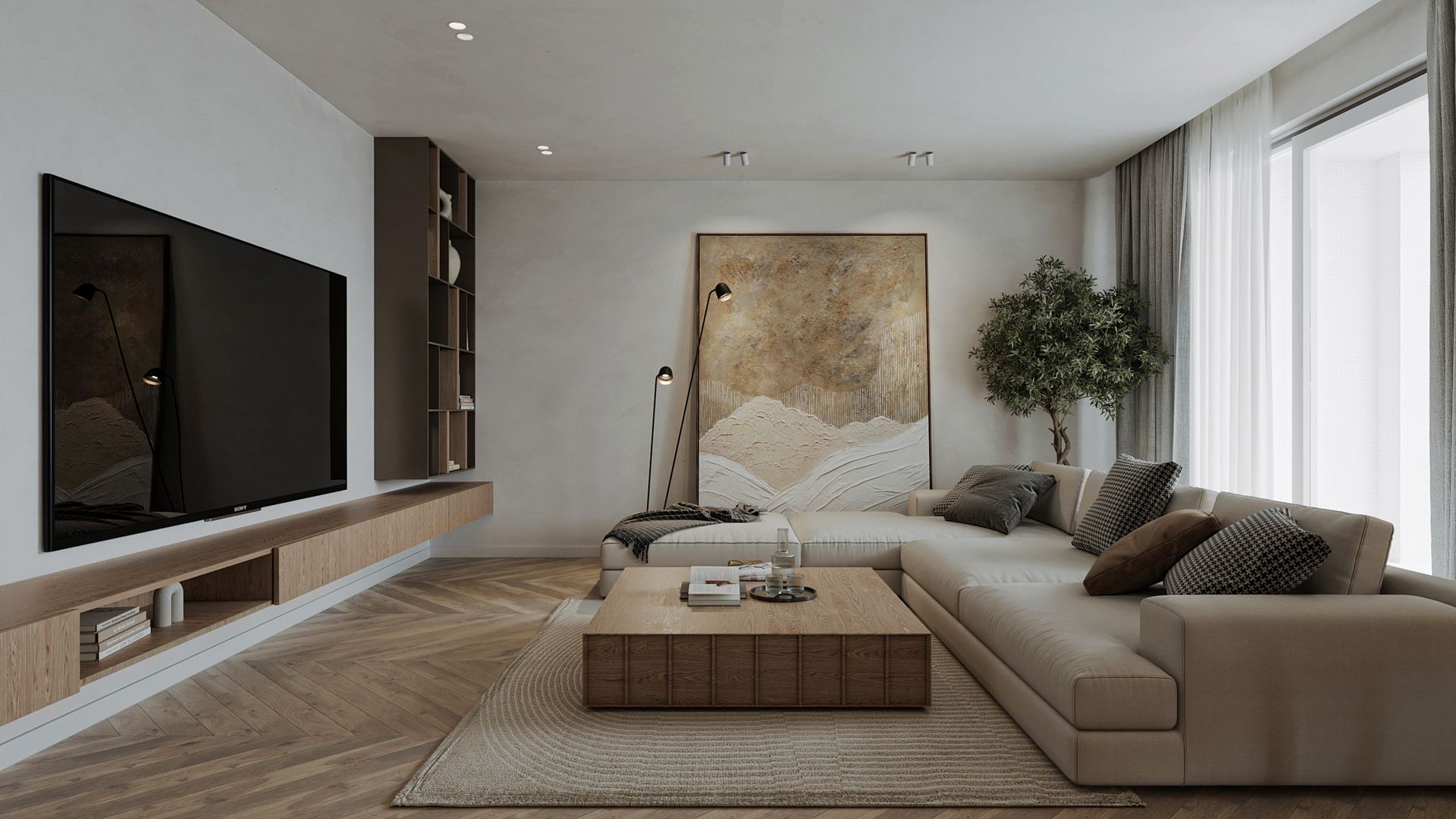 warm tones apartment — image 4