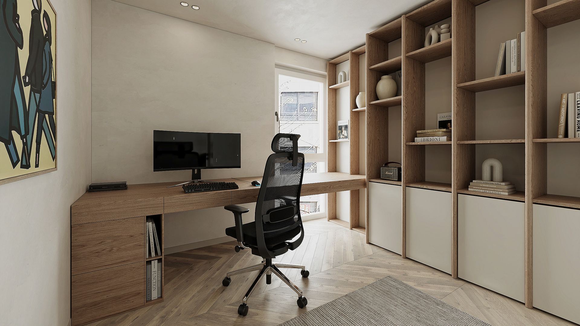 warm tones apartment — image 11